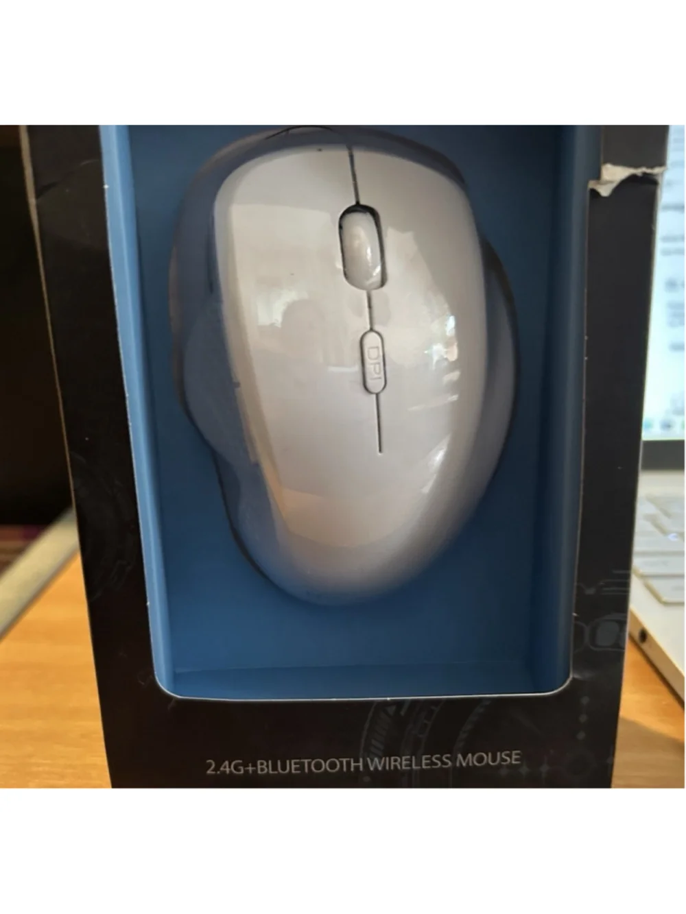 Nexmora 2.4G Bluetooth Wireless Mouse Model B105 Silent Clicking White New